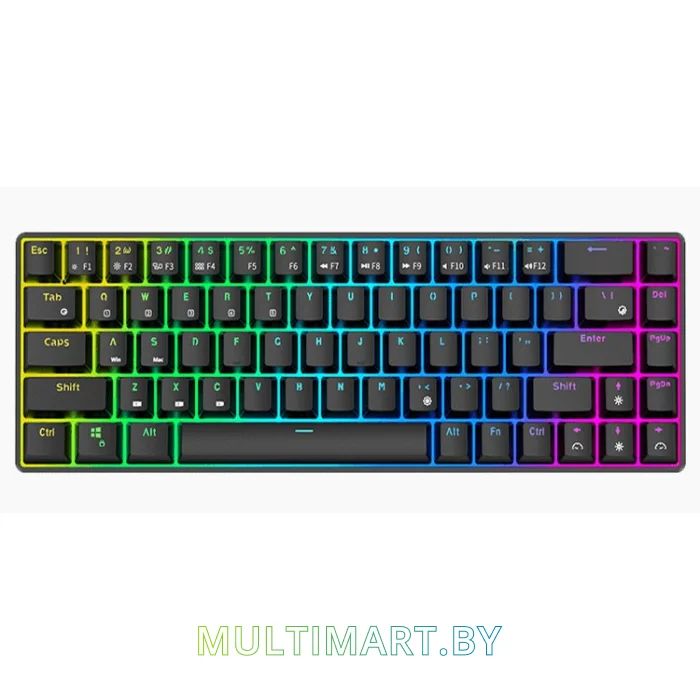 Клавиатура Royal Kludge RKG68 RGB (черный, RK Brown)